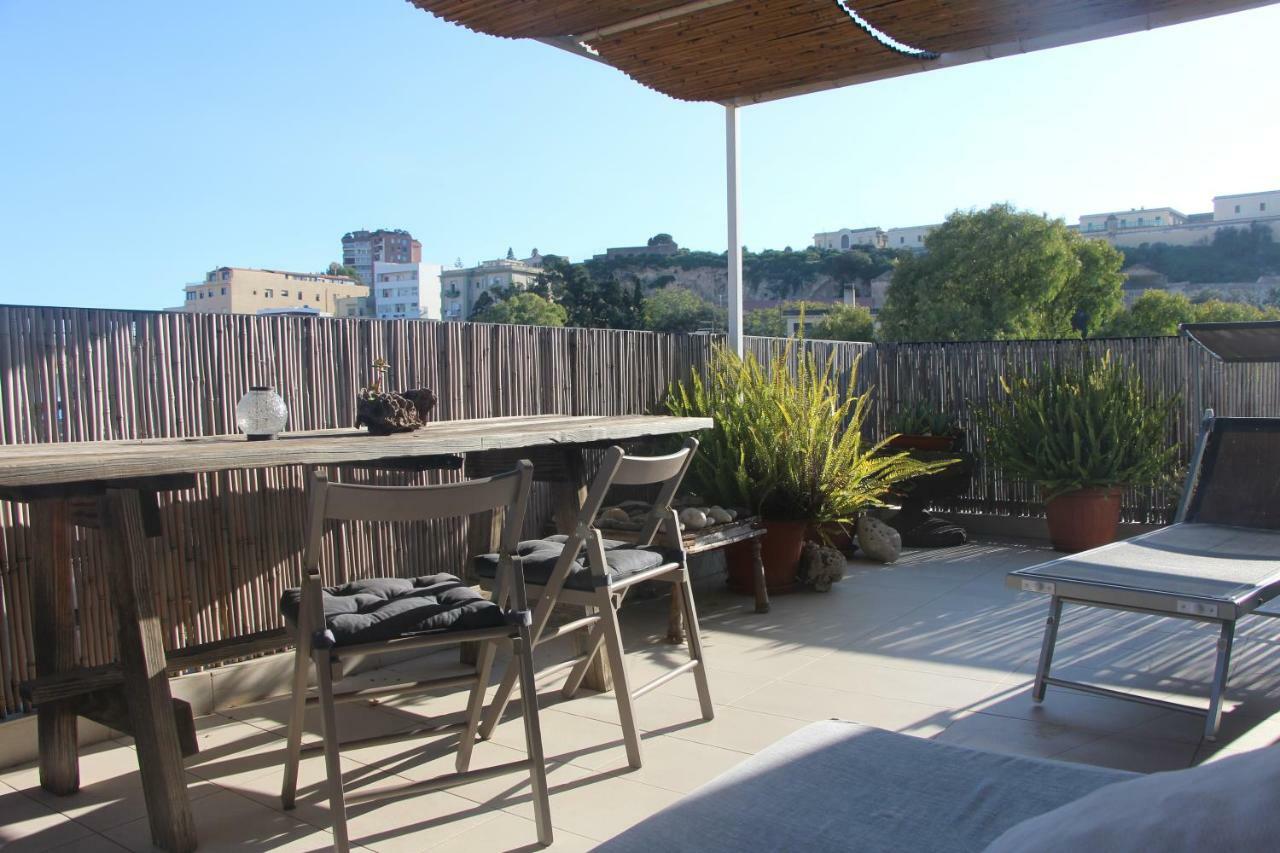 Mini Attico Panoramico Con Terrazza Apartment Cagliari Exterior foto